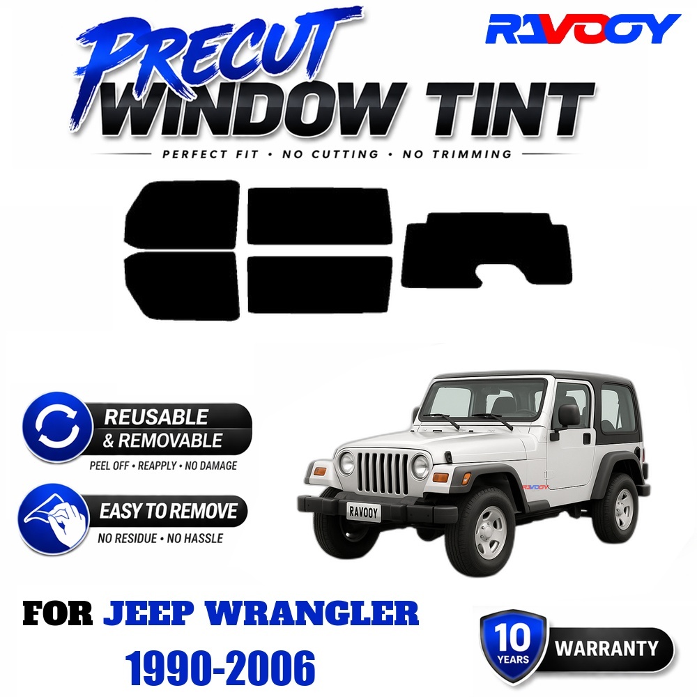 RAVOOY Precut Window Tint, Reu - Air Bubble Remover review and price