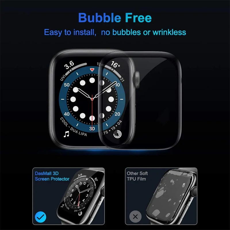 Soft Glass For Apple Watch Scr - Tempered Glass Screen 9H review and price