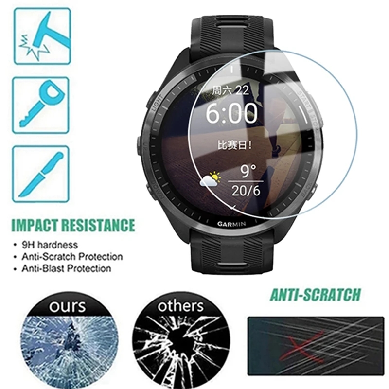 Tempered Glass For Garmin Fore - Tempered Glass Screen 9H review and price