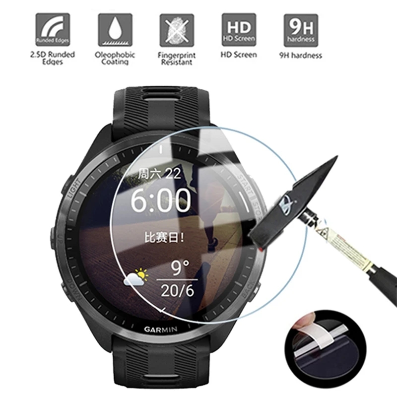 Tempered Glass For Garmin Fore - Tempered Glass Screen 9H review and price