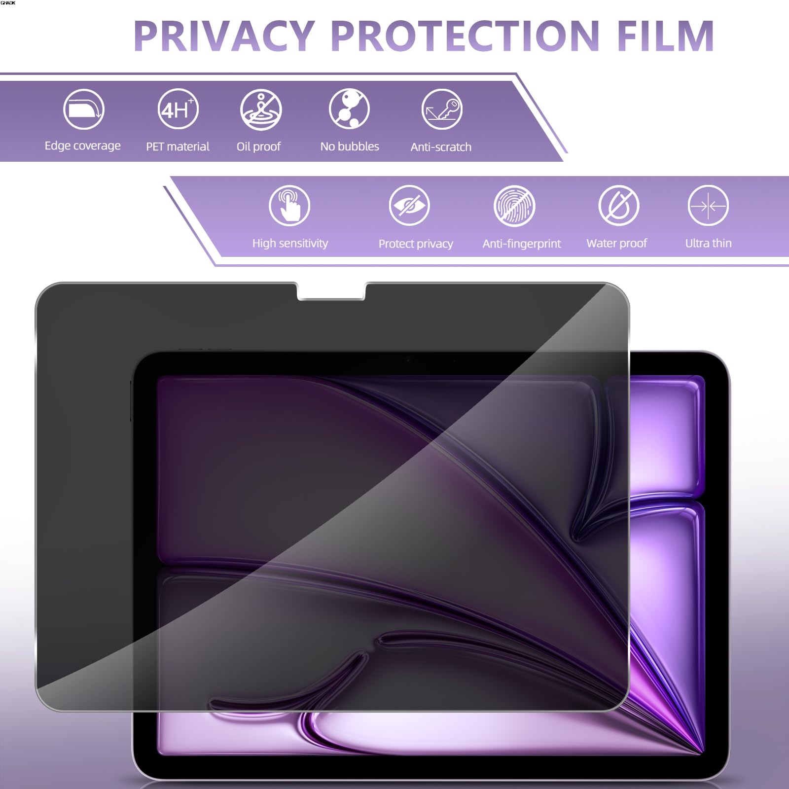 2 Way Privacy Anti-Spy Screen  - Anti Blue Light Film review and price